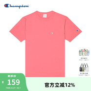 Champion冠軍t恤男24新款純棉情侶寬松短袖上衣 M441粉色 L 
