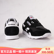 銳步（Reebok）男士休閑跑鞋 Classic Athletic 舒適耐磨鍛煉鞋 日常通勤運(yùn)動(dòng)鞋 9.5
