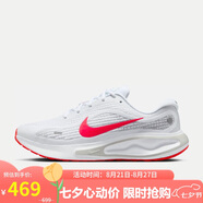 耐克NIKE男跑步鞋JOURNEY RUN運動鞋FN0228-106白42