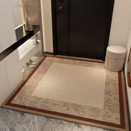 入戶(hù)門(mén)地墊法式門(mén)口高端入戶(hù)玄關(guān)腳墊防滑入門(mén)地毯門(mén)墊進(jìn)門(mén)家用 歆瑤 80CM×120CM級比利時(shí)絨輕奢