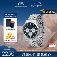 丹尼爾惠靈頓（DanielWellington）DW男士手表 簡約歐美腕表男士石英手表三眼計時表 DW00100874