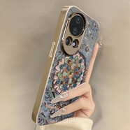 莫凡（Mofi）迪通納敦煌蓮花適用華為nova14pro手機保護殼新款13ultra保護套全包防摔 [電鍍金小羊皮-敦煌蓮花] 華為P30Pro