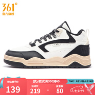 361度女鞋運動(dòng)鞋秋季新款361度女板鞋 羽毛白/曜石黑 38