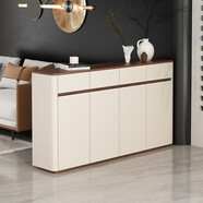 杲調(diào)現(xiàn)代簡(jiǎn)約烤漆鞋柜家用門口2025新款爆款入戶玄關(guān)柜客廳隔間收納柜 【香檳啞光】158cm長(zhǎng)鞋柜高腿款 整裝