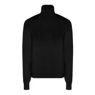 梅森馬吉拉（MAISON MARGIELA）高領(lǐng)毛衣女抗靜電保暖防風(fēng)彈力修身100純黑色材質(zhì) BLACK 均碼 |M