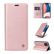 善優(yōu)緣商務(wù)小羊皮15細紋6s適用于14蘋果13手機殼iphone12promax翻蓋11皮套Xmax全包X 玫瑰金【高檔細紋-】 iPhone6plus