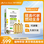 Flora Natura燃燃超模水3代 體重管理全身燃脂減肥塑身瘦肚子膳食飲男女通用 燃燃大紅針 一盒裝20支