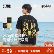 森馬（Semir）哈利波特聯(lián)名短袖t恤男25夏情侶寬松上衣109325100224