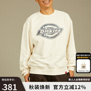 dickies衛(wèi)衣 經(jīng)典大LOGO衛(wèi)衣 男女同款 休閑舒適易搭配 DK012594 白鷺白 L