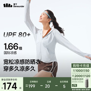蕉下（beneunder）防曬衣女春夏涼感防紫外線(xiàn)新款AL818銀河灰L