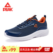 匹克（PEAK）運動(dòng)鞋男春夏跑鞋男輕便網(wǎng)面透氣休閑秋冬防潑水革面運動(dòng)跑步鞋男 深海蘭【清爽網(wǎng)面】 39