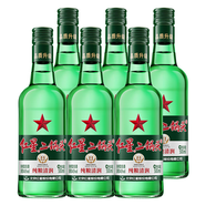 紅星二鍋頭 大二 清香型白酒 43度 500ml*6瓶 非原箱