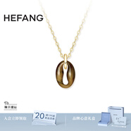 HEFANG何方珠寶咖啡豆項鏈優(yōu)雅毛衣鏈輕奢高級感生日禮物送女友 項鏈