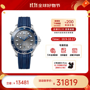 歐米茄（OMEGA） 瑞表海馬系列天文認(rèn)證機(jī)械300米潛水男表42mm【11.11提前購(gòu)】 橡膠帶灰盤210.32.42.20.06.001