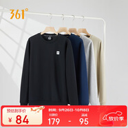 361°衛(wèi)衣男裝秋裝長袖運動服休閑跑步圓領(lǐng)寬松上衣套頭衫652334801D-6