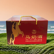 套馬人家內蒙特產(chǎn)套馬人家鮮馬奶酒禮盒裝18度500ml*4瓶 18%vol 500mL 4瓶 馬奶酒（紅色）
