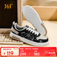 361°運動(dòng)鞋男秋冬季復古百搭厚底增高小白休閑板鞋子男672136611-8