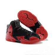 AJNIKERNIKE AIR 莆田純?cè)甙姹菊材匪?1代籃球男鞋鴛鴦全夜光實(shí)戰(zhàn)圣誕 黑紅 44