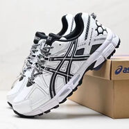 亞瑟士ASICS莆田瑟士GelKahanak8復古減震防滑夏季運動(dòng)鞋跑步鞋 純白色 36 標準尺碼