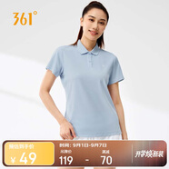 361°短袖t恤女春夏季速干衣翻領(lǐng)polo衫運(yùn)動(dòng)跑步訓(xùn)練上衣662524105-6