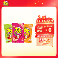 綠箭 大大泡泡糖口香糖大大卷切切樂(lè )30g*3包 兒童零食糖果 口氣清新糖