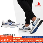 迪卡儂（DECATHLON）運(yùn)動(dòng)鞋男鞋春季透氣休閑防滑鞋子輕便減震跑步鞋網(wǎng)面鞋RUNS 海青藍(lán)/象牙白 40
