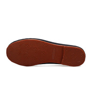 內(nèi)聯(lián)升布鞋男鞋北京布鞋男手工禮巾舌牛皮底皮便鞋7111A 7111G加膠底 38