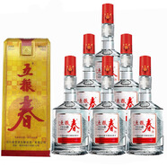 五糧液 濃香型白酒 禮盒裝 500ml 35度 500mL 6瓶  五糧春整箱