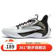 361度男鞋運動(dòng)鞋冬季新款減震實(shí)戰籃球訓練鞋 361度白/曜石黑 41