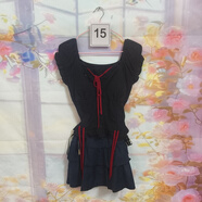 碎夢(mèng)星野甜美減齡脖網(wǎng)氛圍新款連衣裙立體花朵蓬蓬夏季細閃短裙 15 均碼