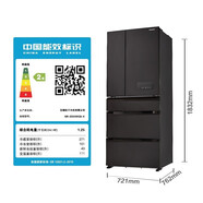 松下（Panasonic） NR-EE53WGB-W/E531TG-SEE50TP1-S冰箱風(fēng)冷無霜多門 黑色NR-EE53WGB-K瑕疵機 松下全國聯(lián)保