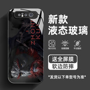 臻殼 適用三星a80手機殼2025新款a8s游戲黑神話(huà)鐘馗鏡面鋼化玻璃高級感超薄全包防摔保護套 經(jīng)典黑-黑鐘馗A1-全屏膜 三星a8s