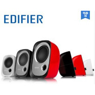 漫步者花再漫步者（EDIFIER）R12Uusb桌面小音箱筆記本音響便攜 紅色