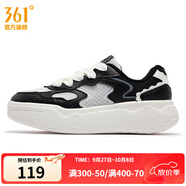 361°女運(yùn)動(dòng)鞋秋季新款361度女板鞋 羽毛白/曜石黑 39