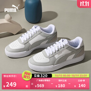 彪馬（PUMA）經(jīng)典復(fù)古透氣休閑板鞋男女同款新款運(yùn)動(dòng)鞋CAVEN 399398 白-灰色-灰色-02 40