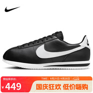 耐克NIKE休閑鞋男子板鞋阿甘鞋CORTEZ運動鞋DM4044-001黑白42.5