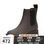 添柏嵐（Timberland）經(jīng)典6寸大黃靴戶外男女防水真皮寬版 A5T92W女款-深棕色 40