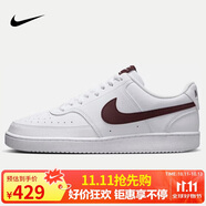 耐克（NIKE）男子減震休閑鞋COURT VISION運(yùn)動(dòng)鞋秋冬DH2987-113 紅白 41 