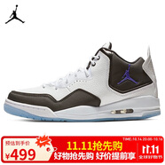 Jordan男休閑鞋喬丹 防滑耐磨 COURTSIDE 23運(yùn)動(dòng)鞋AR1000-104白黑42.5