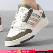 阿迪達(dá)斯（adidas）三葉草男鞋  秋季新款復(fù)古低幫運(yùn)動(dòng)鞋潮流時(shí)尚透氣休閑鞋 米白-橄欖綠 44.5 內(nèi)長(zhǎng)275mm