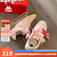 KAPPA卡帕女鞋厚底滑板鞋子女2025秋季新款運(yùn)動(dòng)休閑鞋軟底德訓(xùn)鞋小粉鞋 奶茶粉 36