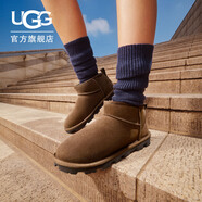 UGG秋季男女同款舒適短筒靴時(shí)尚雪地靴1166732DRKT|深太妃糖棕色 36