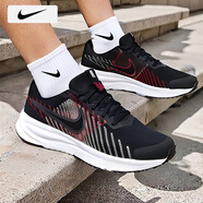 耐克（NIKE）網(wǎng)面鞋男鞋 25秋季新款運動鞋時尚休閑鞋透氣訓練鞋減震跑步鞋男 RUN DEFY-烈焰疾風/曬圖退10 45 （內長290mm）