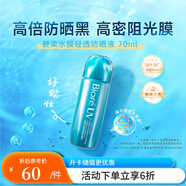 碧柔（Biore）水膜沁感防曬噴霧乳液 水潤防汗長效 SPF50+ PA+++ 水盾防曬液70ml