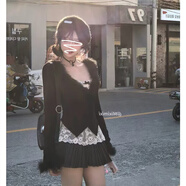 天啟世紀深秋miu里miu氣穿搭高級感短裙套裝小個(gè)子辣妹御姐純欲風(fēng)連衣裙子 毛呢百褶裙【2024早秋新款秋裝/輕熟風(fēng)初秋穿搭/ L