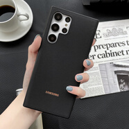 三星（SAMSUNG）【品質(zhì)原裝】適用三星S25Ultra手機殼S21FE薄球紋S22+保護套note2 黑色 三星Galaxy_S24