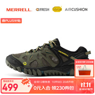 邁樂(lè)（Merrell）運(yùn)動(dòng)戶(hù)外溯溪鞋ALL OUT BLAZE輕便透氣耐磨防滑速干休閑鞋 J37687橄欖綠黑（男款） 上新 41