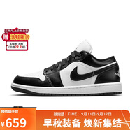 耐克NIKE休閑鞋女熊貓AJ 1喬丹JORDAN 1低幫運(yùn)動(dòng)鞋DC0774-101黑白36.5