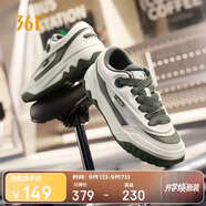 361°板鞋男鞋子秋季低幫經(jīng)典網(wǎng)面透氣運(yùn)動鞋厚底休閑鞋672516620-2