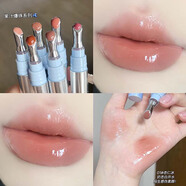 超嫩銀耳冰鏡面水光精華唇蜜玻璃唇彩裸色顯白唇釉唇油口紅持妝 01#杏仁冰_第二支半價(jià)_買_三免一